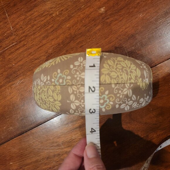 Vera Bradley SITTIN IN A TREE Clam Shell Eyeglass Hard Case Green Brown Birds - Picture 12 of 13